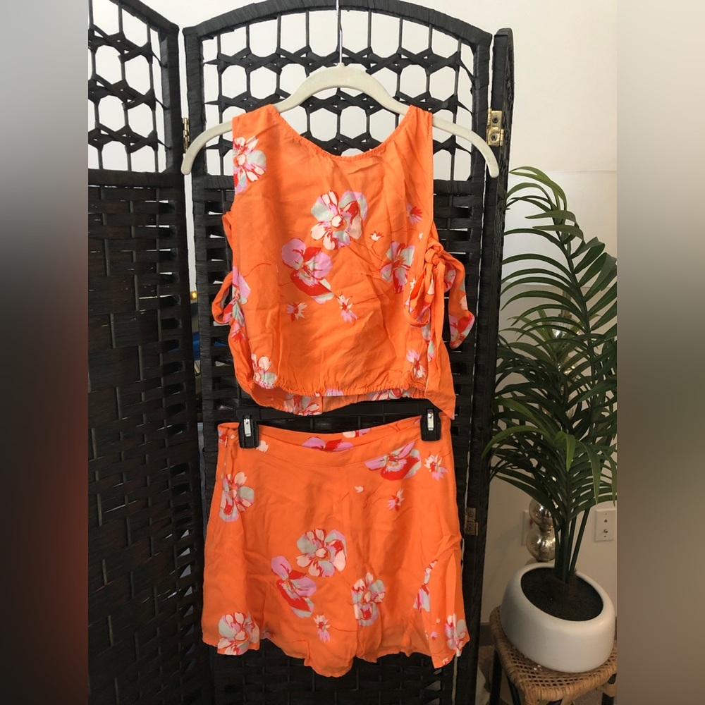 Free people 2 piece set - short and tank set
